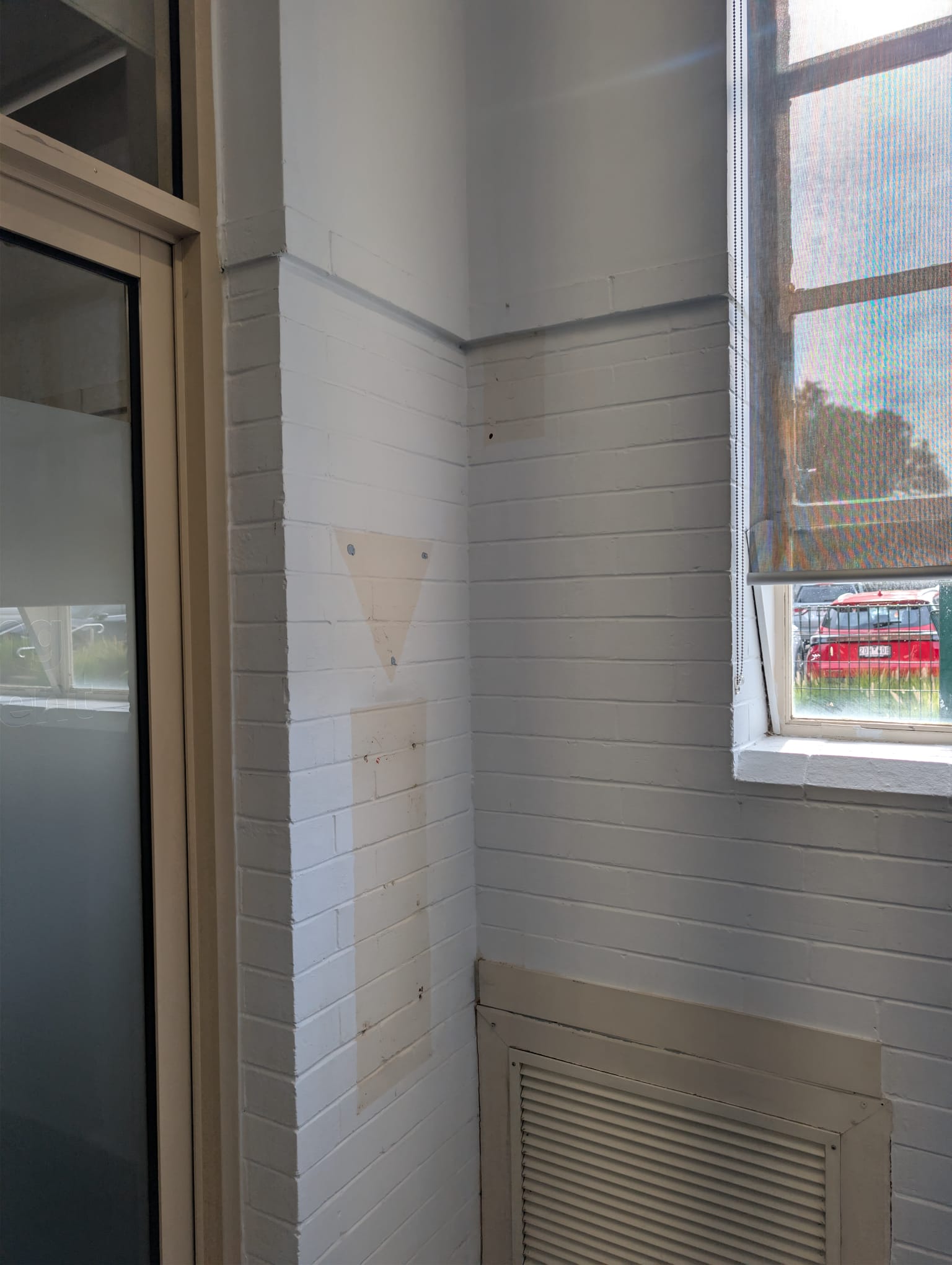 Corner Brickwork Wall - Before